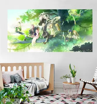 

[Self-Adhesive] 3D Natsume 185 Japan Anime Wall Stickers Mural Decal Wall Murals AJ WALLPAPER Belly