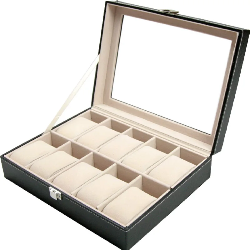 

Leather 10 Watch Box 10 Watch Box shou biao xiang