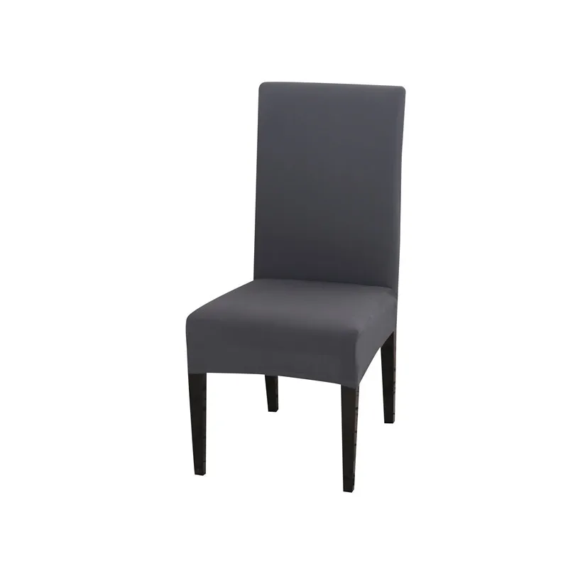 Elegant Velvet Chair Covers - Solid Color Seat Slipcovers