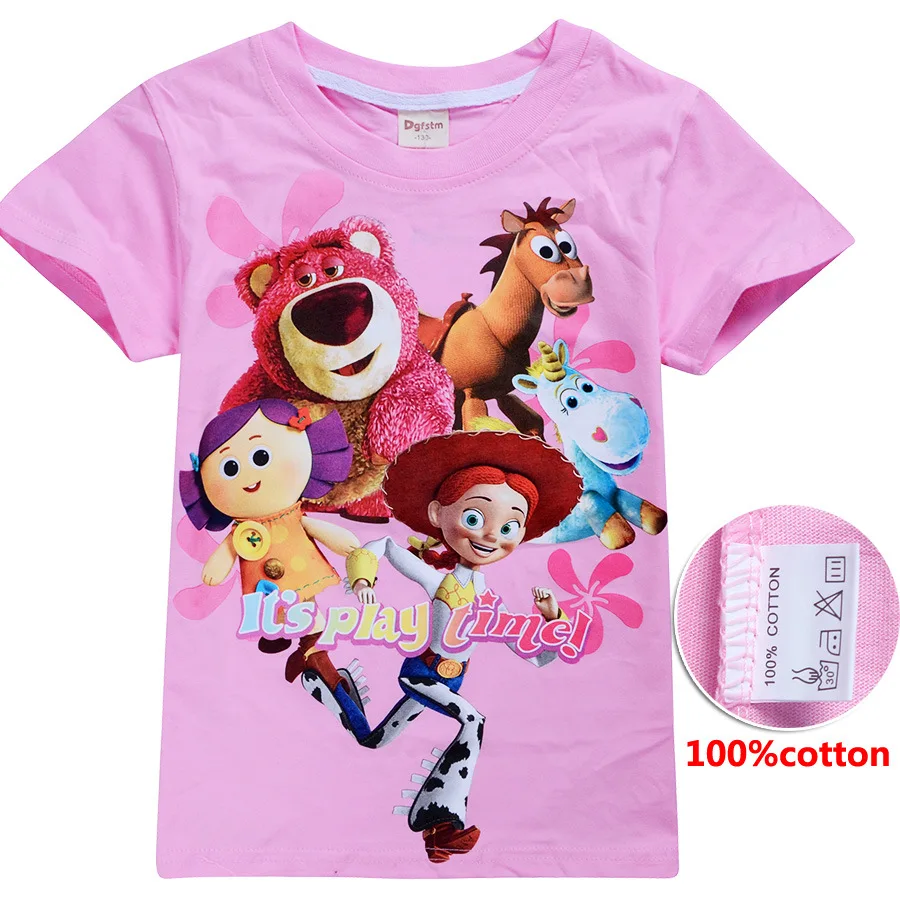 От 4 до 12 лет Toy Story 4 Forky Alien летняя футболка футболки с короткими рукавами для девочек и мальчиков, футболки, одежда для подростков повседневная одежда для детей
