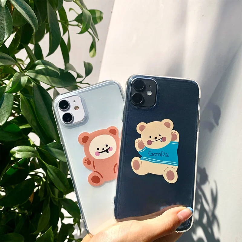 

phone case mobile phone shell for iphone11 XR XS 7/8/SE 2020 11pro Xs 7p/8plus X/Xs ins cute Cartoon couple