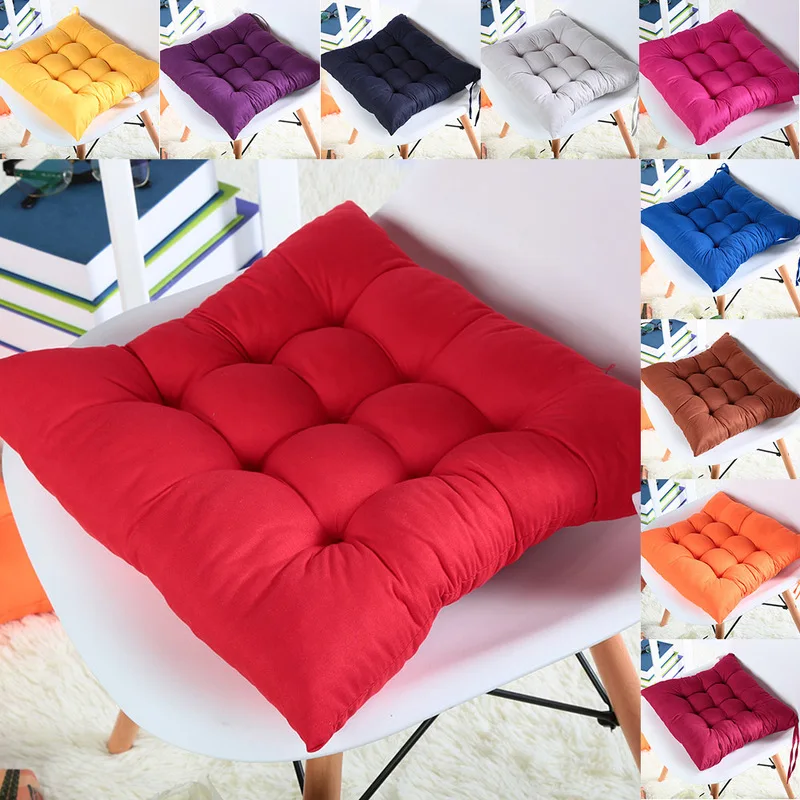 Мягкий домашний офисный Декор квадратный хлопковый коврик, Чехол для сидения ягодиц Подушка для стула подушечки подушки для офиса компьютерное украшение стула