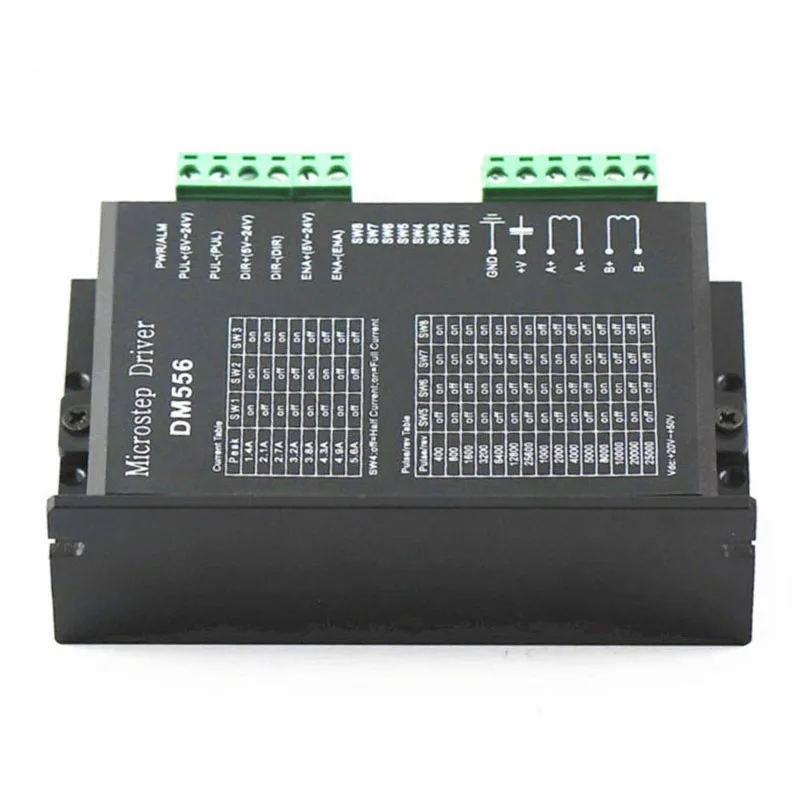 DM556 цифровой шаговый двигатель драйвер 5.6A подходит для 57 86 шаговый двигатель NEMA23 34