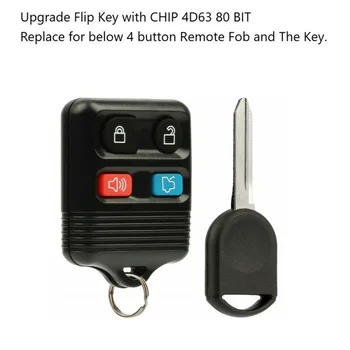 

Remotes Car Remote key Flip 1 pc For Ford Mustang 2005-2013 High quality