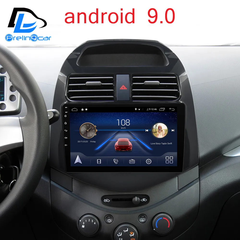 

4G Lte Android 9.0 multimedia navigation system for chevrolet Spark 2011/12/13/14 car dvd player pillow monitor headrest radio