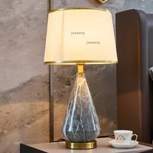 Современная керамика рядом Настольная лампа скандинавский светодиодный Медная настольная лампа гостиная креативные настольные лампы для спальни светильники
