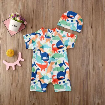 

US Toddler Baby Boys UV UPV 50+ Sun Protection Swimwear Suit Rash Guard New Set