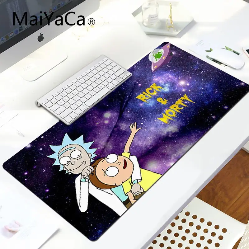 LockEdge 30x80cm MaiYaCa дизайн Рик и Морти высокоскоростной коврик для мыши ноутбук игровой коврик для мыши Коврик для мыши игровой коврик для мыши - Цвет: LockEdge 30x80cm