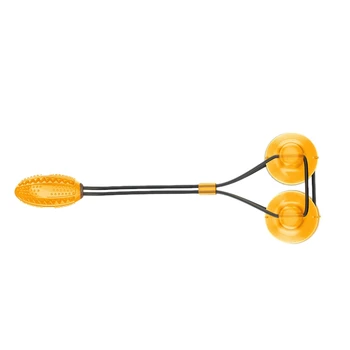 

Bite Resistant Molar Safe Oral Care Interactive Dog Chew Toy Pet Supplies TPR Double Suction Cup Home Teeth Cleaning