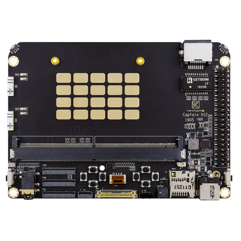 Smartfly Khadas Captain Carrier Board для Edge Rockchip RK3399 ARM SBC/одноплатный компьютер 4 Гб LPDDR4 поддержка