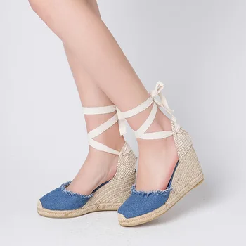 

With Sandals Toe Crossing Bandage Women's Shoes High With Sole Boots
