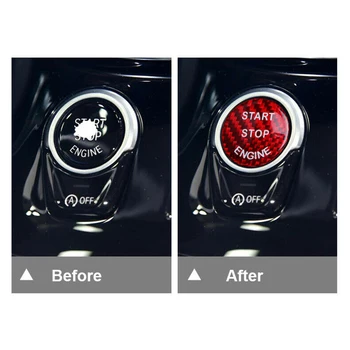 

For BMW 1 2 3 4 5 6 7 X3 X4 Button stickers Carbon Fiber Keyless Start