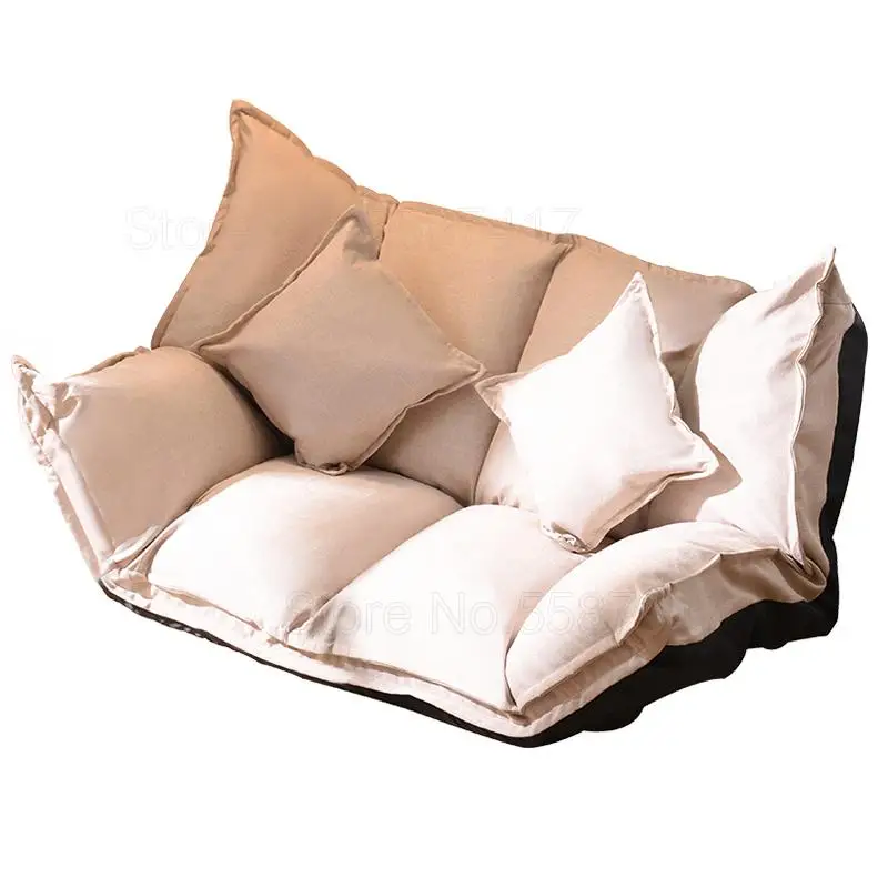 Lazy Couch Tatami Net Red Double Recliner Folding Bed Dual-use Bedroom Kino Small Apartment Single Sofa |