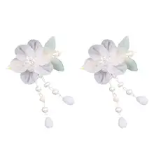 2 шт. Свадебные креативные хрустальные заколки для волос с кисточками, Винтажные заколки для волос, украшение для волос, головной убор Hanfu с бахромой, заколки для краев древнего ветра