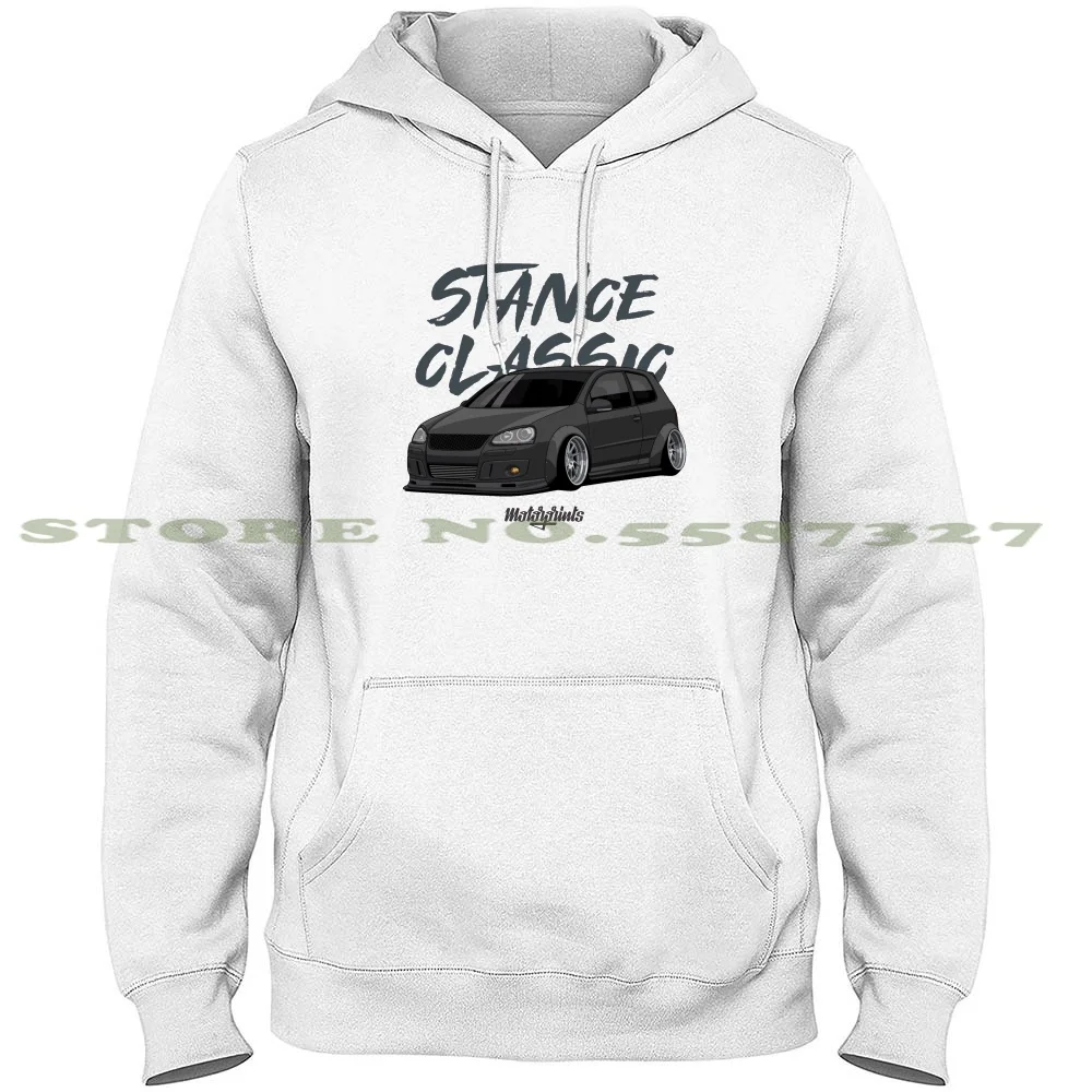 Stance Classic Golf Mk5 (Grigio) Streetwear Sport Felpa Con Cappuccio Golf Gti Mki Mk1 Mkii Mkii Mk3 Mkiv Mk4 Mkv Mk5 Mkvi Mk6