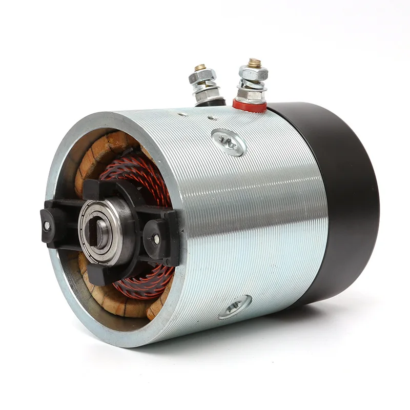 

24v1.2kw Brushless DC Motor Power Unit Motor Retarding Device Copper Wire Movement Micro Car Motor