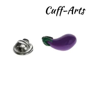 

Lapel Pin Aubergine Lapel Pin Badge Fashion Brooches Novelty Pin Jewelry By Cuffarts P10434