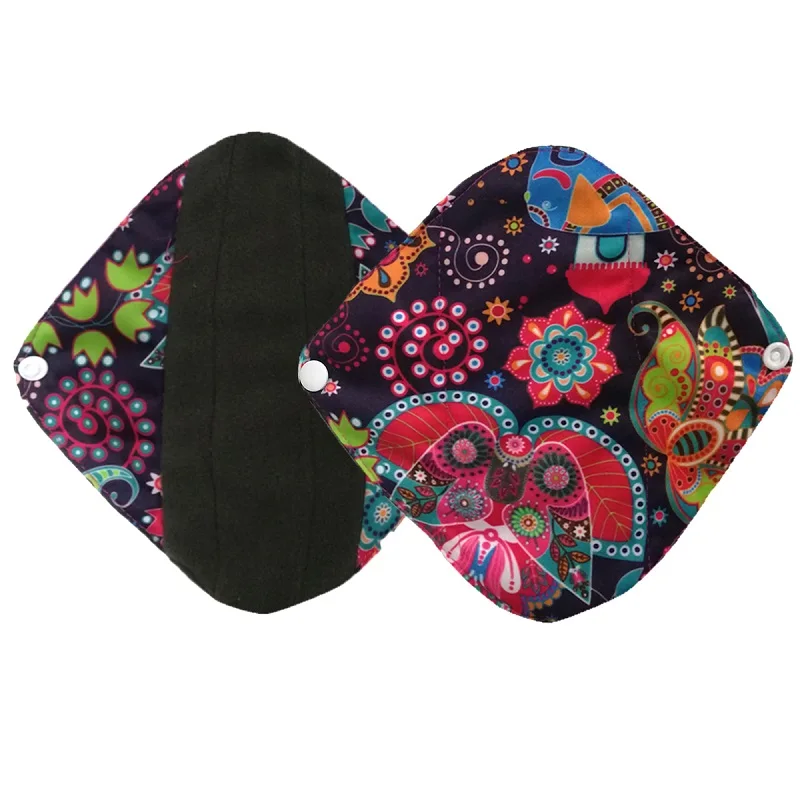 Выбирайте размер и цвет, моющиеся менструальные прокладки, многоразовые гигиенические прокладки для мам, бамбуковый уголь, тканевые женские гигиенические прокладки - Цвет: XWSD05