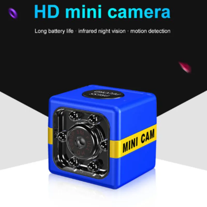 Мини-камера HD для занятий спортом на открытом воздухе, воздушная DV мини-камера, микро видеокамера, рекордер ночного видения, камера 1080P