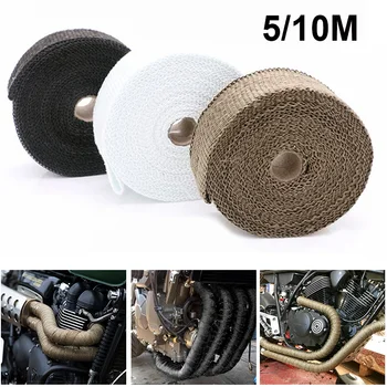 

Motorcycle Exhaust Thermal Tape Moto Heat Shield Cover For SUZUKI GSF 600 BANDIT GS500 GLADIUS 650 SV650S RMZ 250 BANDIT 1200