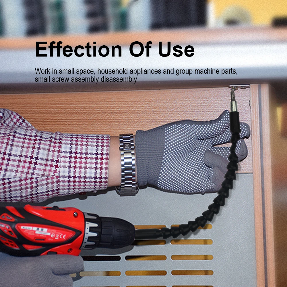 JelBo Flexible Hex Shaft Drill Bits Extension Bit Holder with Magnetic Connect Drive Shaft Electric Drill Power Tool Accessories