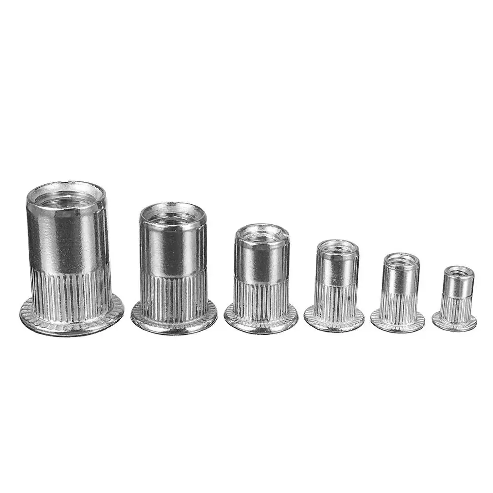 ALLSOME 93Pcs Stainless Steel Rivet Nut Rivnut Insert Nutsert KIT M3 M4 M5 M6 M8 M10 HT2827