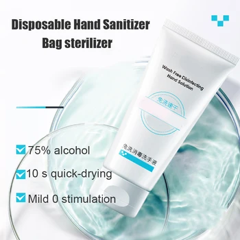 

Hot Portable Hand Washing Liquid Cleaner Moisturizing No Clean Waterless Hand Gel Cleaner 60ml t6