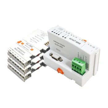 

GCAN-8000 CANopen adapter fieldbus remote I/O coupler modbus tcp remote io card with 32 I/O CANopen Communication module.