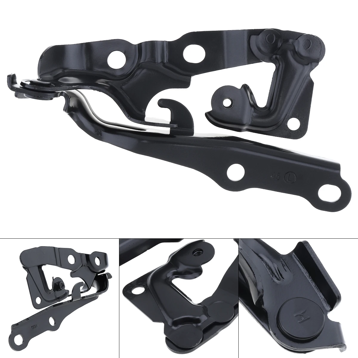 Metal Car Hood Hinge 1 Pc Universal Car Black Hood Hinge Left Side