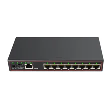 DIEWU 9 портовый коммутатор для высокоскоростной сети Ethernet 8 портов s 100M+ 1 порт s 1G коммутатор Поддержка VLAN сетевой коммутатор