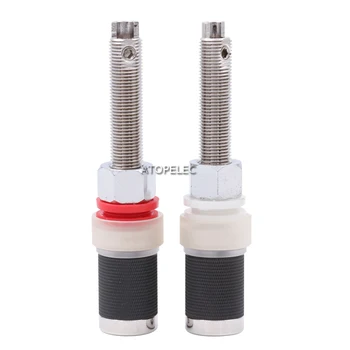 

2pcs EIZZ Platinum Plated Brass Speaker AMP Long Binding Post HiFi Banana Jack Connector Socket Terminal Panel Chassis Mount