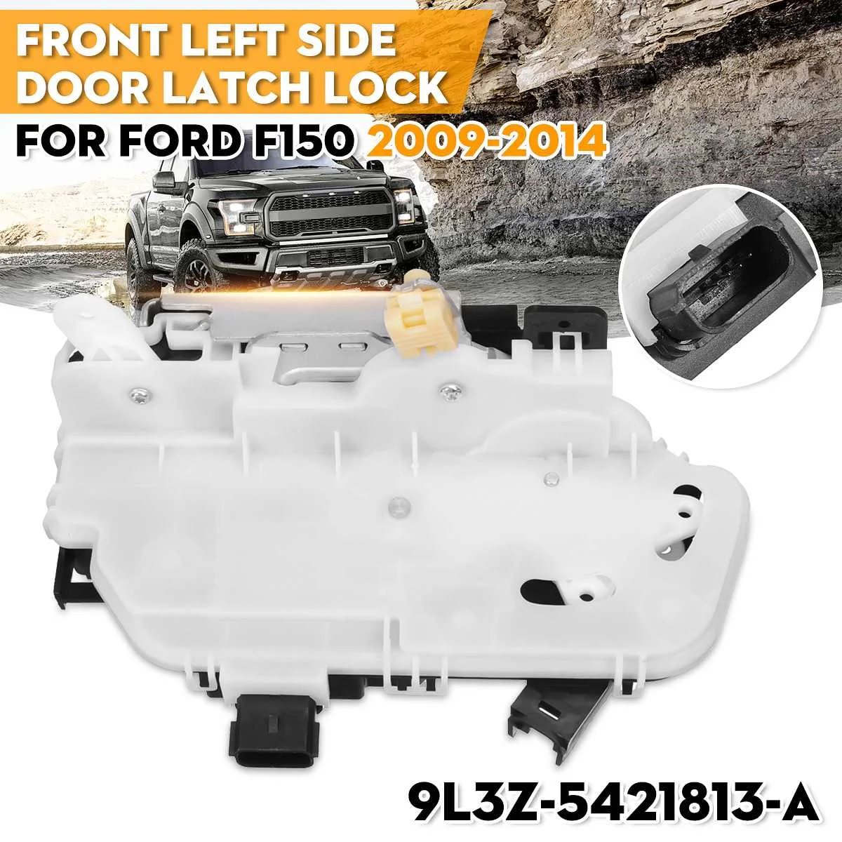 

9L3Z5421813A 9L3Z5421812A Front Left/Right Door Latch Lock Actuator For Ford F150 Escape/Mustang Focus 2009-2014