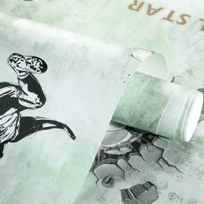 Украшение Подростковая комната современная домашняя настенная бумага s Cartooon футбольная настенная бумага рулон для детей для комнаты мальчика стены Tapeta Do Pokoju - Цвет: 2152