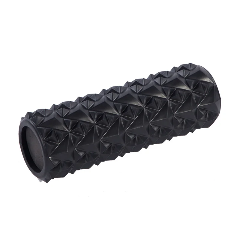 Solid Yoga Column EVA Diamond Pattern Foam Axis Floating Point Muscle Relaxation Roller Mace  Yoga Massage Stick  foam roller