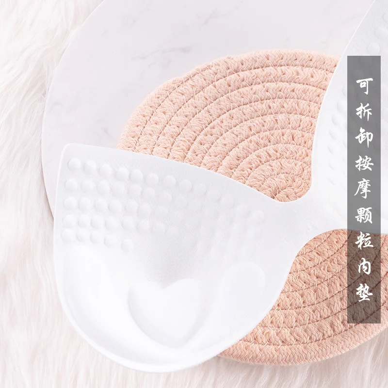 3D Sexy Lingerie Seamless Sport Bra U Type Backless Strapless Top Bra Push Up Bralette Brassiere Women Underwear lace Girls