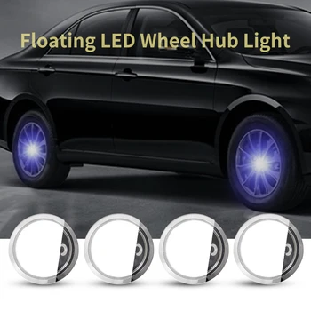 

For JEEP 63mm Hub Li ght Car Floating Illumination Energy Wheel Caps LED Light Wheel Center Cap Center Cover Lighting Cap Auto