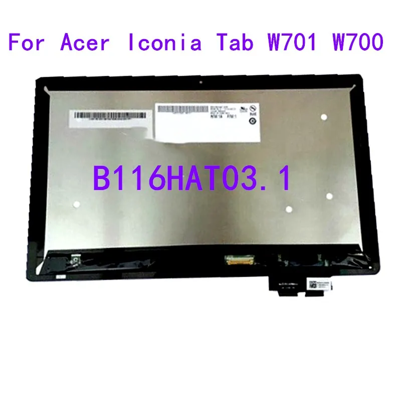 B116HAT03.1 протестированное Сенсорное стекло дигитайзера со светодиодным