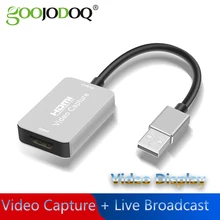 HD 4K 1080P Карта видеозахвата USB 2,0 HDMI видео Захват коробка для PS4 игры DVD видеокамера камера запись в режиме реального времени HD 4K 1080P Карта видеозахвата USB 2,0 HDMI видео Захват коробка для PS4 игры DVD видеокамера камера запись в режиме реального времени