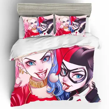 

Halle Joker Edredon Bedding Sets Duvet Cover Home Textile Single Queen King Size Bedding Set Bed Sheets Pillowcases Bed Linen