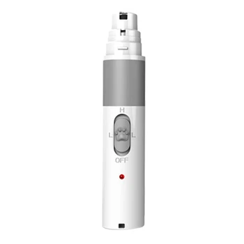 

USB Electric Fit Pet Nail Grinder Paws Grooming Trimmer Dogs Cat Clipper Cutter