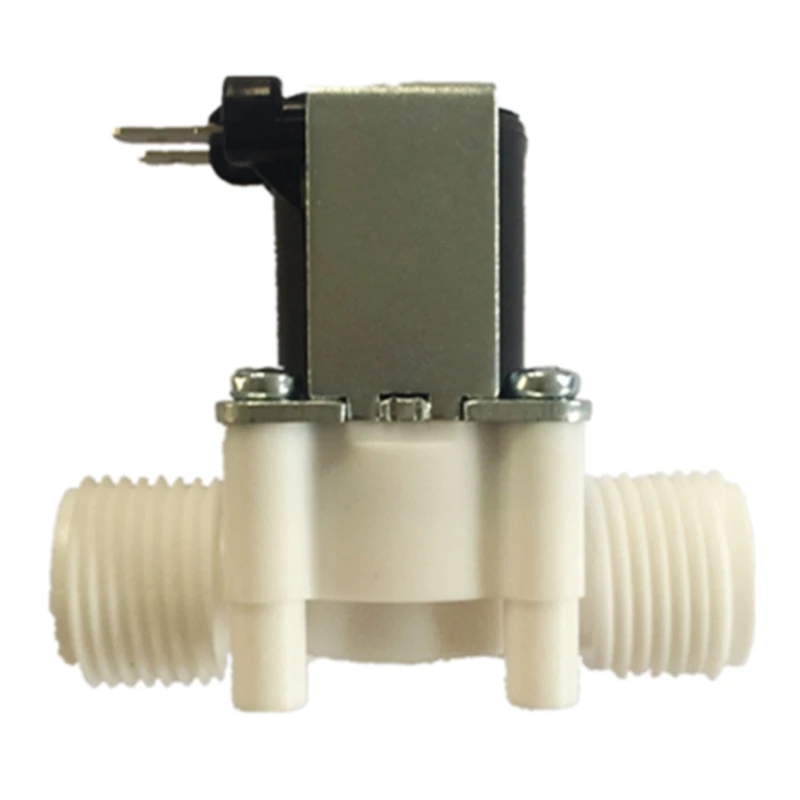 12V Water Solenoid Electric Solenoid Water C Air Closed Inlet Flowing Tools Plastic