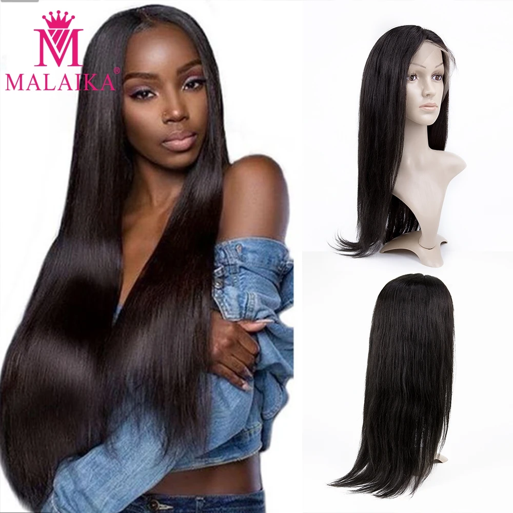 Парик MALAIKA 13*4 парики с фронтальной кружевной каймой для женщин натуральный цвет