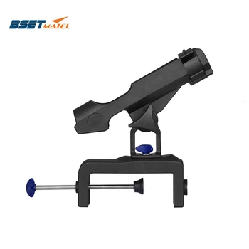 

360 degree adjustable Fishing Rod rack Holders clamp on Removable Kayak Boat Support Pole stand Bracket