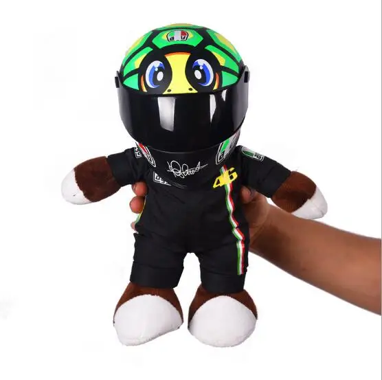 Мотоциклетный шлем гоночный Медведь кукла игрушки носить маленькая кукла в шлеме мотоциклетная кукла мотоциклетное украшение подходит для Benelli Racing