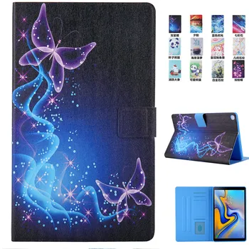 

Cartoon Case for Samsung Galaxy Tab A 10.1 2019 SM-T510/T515 Tablet Folding Stand PU Leather Cover for Tab A 10.1 2019 T510 T515