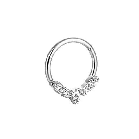 Nose Piercing Ring Nase Septum Piercing Ring Titanium Steel Nariz Piercing Ear Cartilage Tragus Goth Piercing Nez Opal