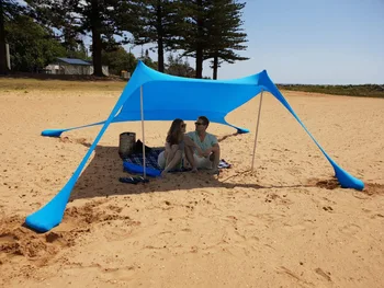 

Awning Sunshade Gazebo Camping Poleless Tent Garden Beach Picnic Camp Shade Tarp Travel Outdoor Sun Shelter Awning Tent Canopy