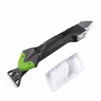 

5in1 Silicone Remover Caulk Finisher Sealant Smooth Scraper Grout Kit Tools NEW