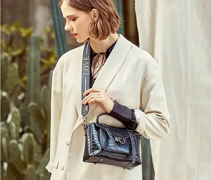 Брендовая дизайнерская женская сумка на плечо из натуральной кожи, металлическая дизайнерская женская сумка через плечо