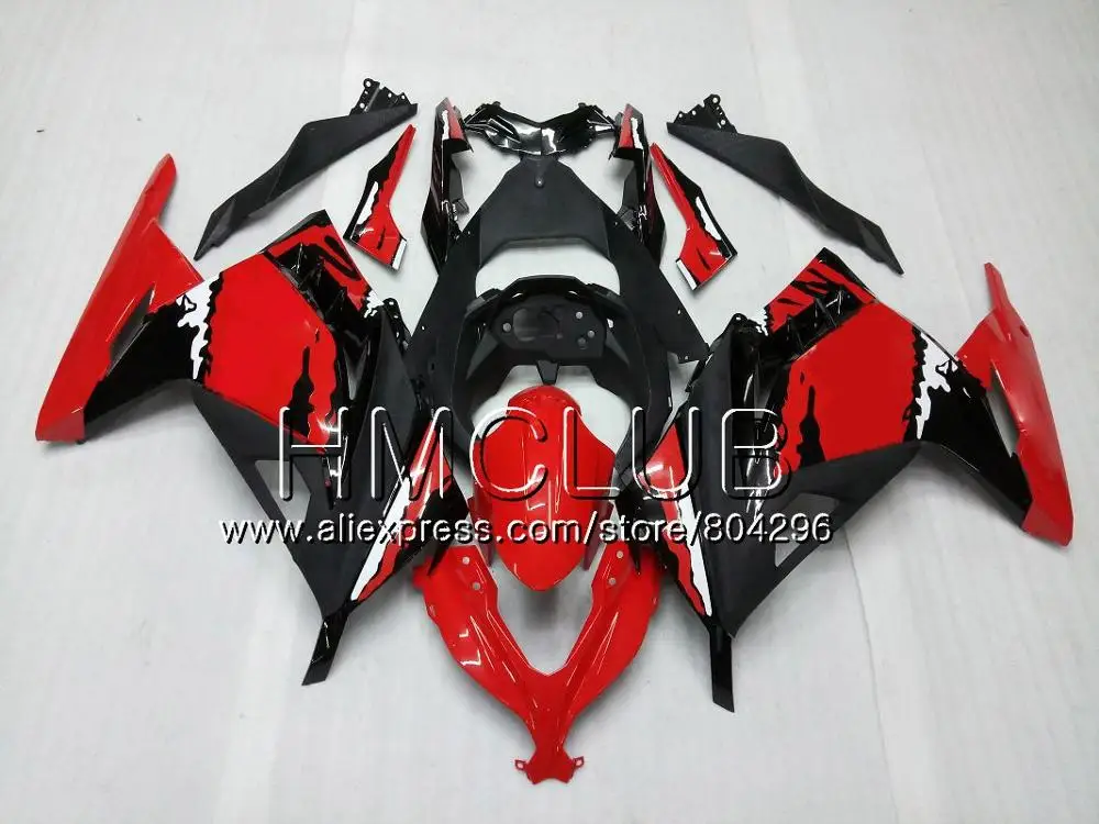 Инъекции для KAWASAKI NINJA ZX3R EX 300 ZX 300R 2013 10JK. 0 EX300 ZX-3R ZX300R 13, 14, 15, 16 лет обтекатель Акула Рыба - Цвет: No.18